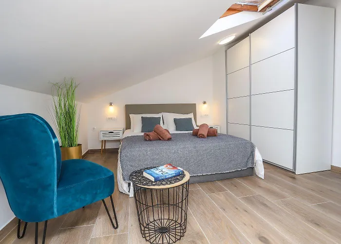 Modernes Nur 250 Meter Zum Mit Privatem Balkon, Grill, Wifi Апартаменты Пореч